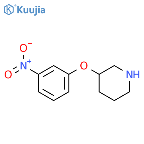 3-(3-Nitrophenoxy)piperidine structure
