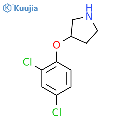 3-(2,4-Dichlorophenoxy)pyrrolidine structure