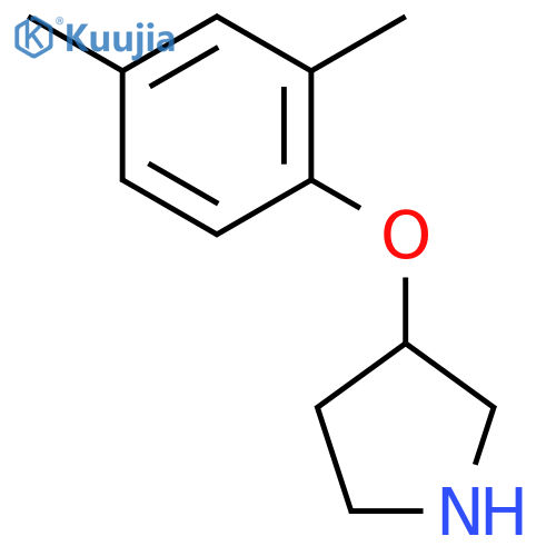 3-(2,4-dimethylphenoxy)pyrrolidine structure
