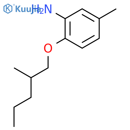 5-Methyl-2-(2-methylpentyl)oxyaniline structure