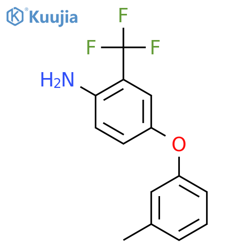 4-(3-Methylphenoxy)-2-(trifluoromethyl)aniline structure