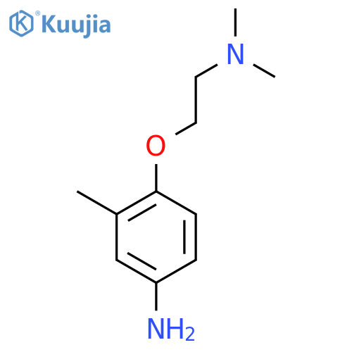 4-2-(dimethylamino)ethoxy-3-methylaniline structure