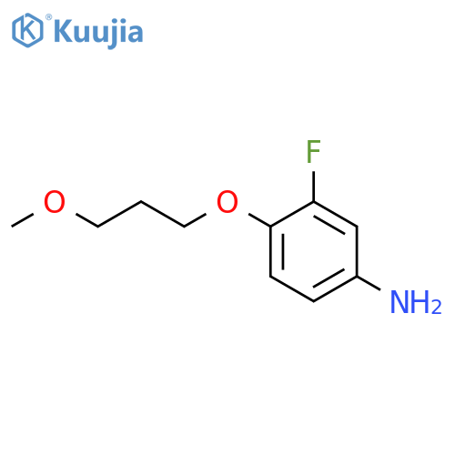 3-Fluoro-4-(3-methoxypropoxy)aniline structure