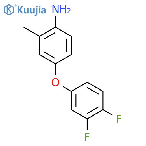 4-(3,4-Difluorophenoxy)-2-methylaniline structure