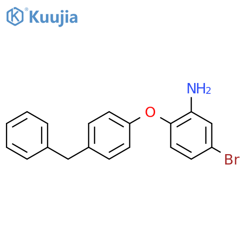 2-(4-Benzylphenoxy)-5-bromoaniline structure