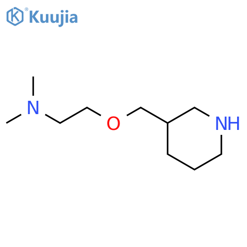 N,N-Dimethyl-2-(3-piperidinylmethoxy)-1-ethanamine structure