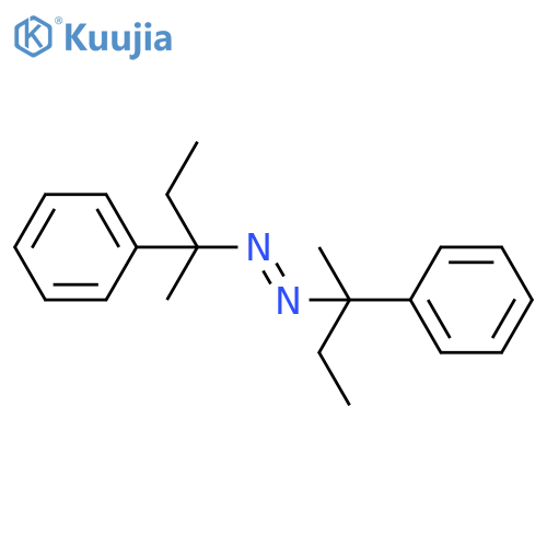 Diazene, bis(1-methyl-1-phenylpropyl)- structure