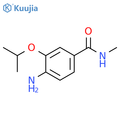 4-Amino-3-isopropoxy-N-methylbenzamide structure
