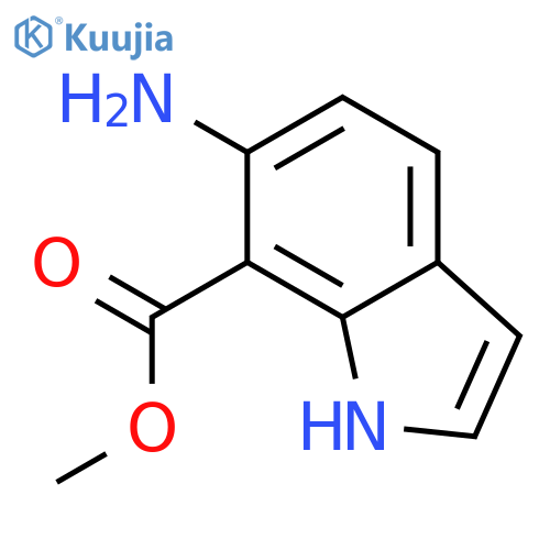 methyl 6-amino-1H-indole-7-carboxylate structure