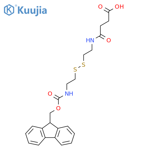 14-Oxa-8,9-dithia-5,12-diazapentadecanoic acid, 15-(9H-fluoren-9-yl)-4,13-dioxo- structure