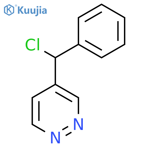 Pyridazine, 4-(chlorophenylmethyl)- structure