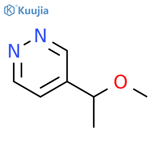 4-(1-methoxyethyl)-Pyridazine structure