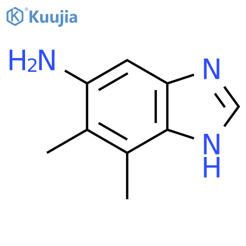 4,5-dimethyl-1H-benzimidazol-6-amine structure