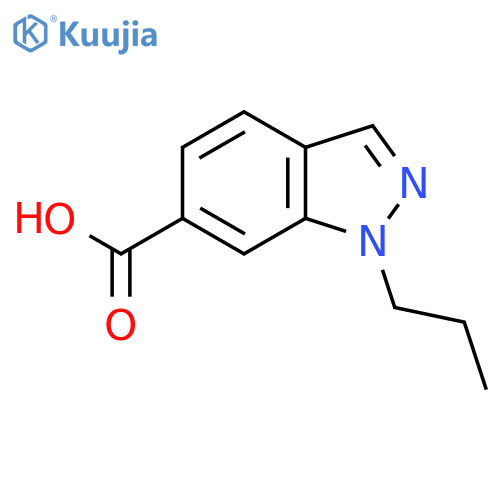 1-Propyl-1H-indazole-6-carboxylic acid structure