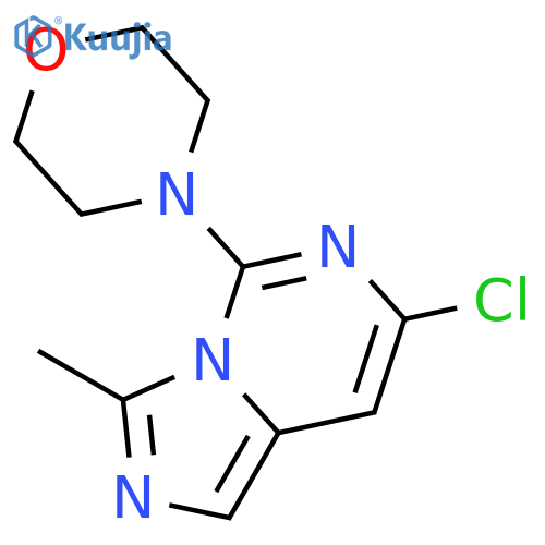Imidazo[1,5-c]pyrimidine, 7-chloro-3-methyl-5-(4-morpholinyl)- structure