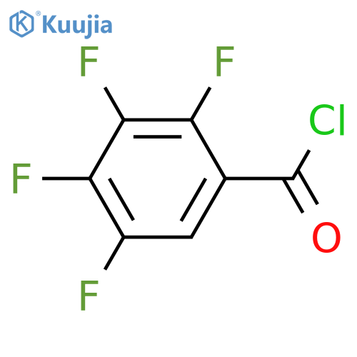 2,3,4,5-Tetrafluorobenzoyl chloride structure