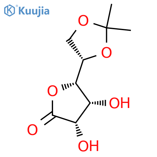 5,6-O-Isopropylidene-L-gulono-1,4-lactone structure