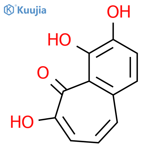 1,2,8-Trihydroxybenzo7annulen-9-one structure