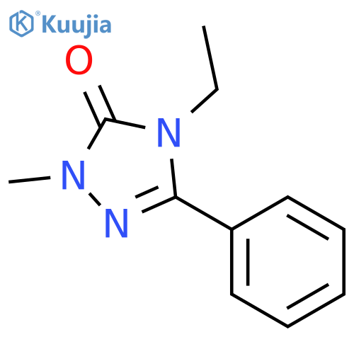 3H-1,2,4-Triazol-3-one,4-ethyl-2,4-dihydro-2-methyl-5-phenyl- structure