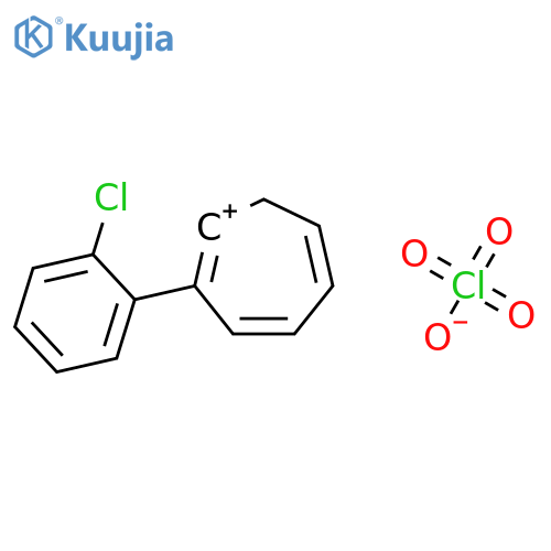 Cycloheptatrienylium, (chlorophenyl)-, perchlorate structure