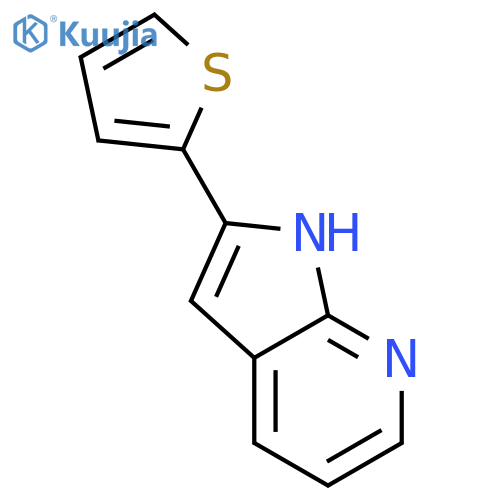 1H-Pyrrolo[2,3-b]pyridine, 2-(2-thienyl)- structure