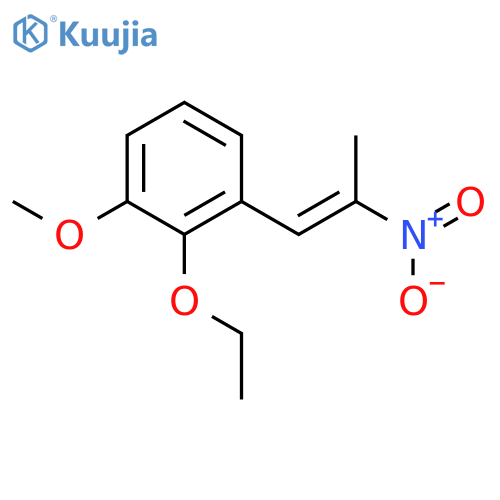 Benzene, 2-ethoxy-1-methoxy-3-(2-nitro-1-propenyl)- structure