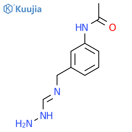 N-(3-{[(E)-(Hydrazinylmethylidene)amino]methyl}phenyl)acetamide structure