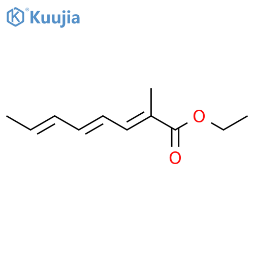 2,4,6-Octatrienoic acid, 2-methyl-, ethyl ester structure