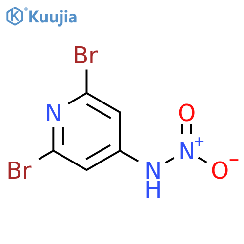 4-Pyridinamine, 2,6-dibromo-N-nitro- structure