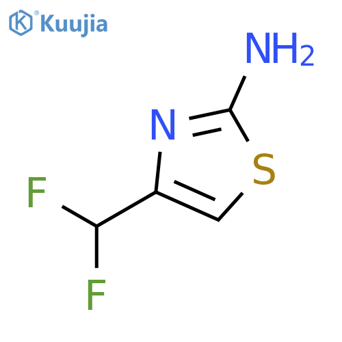 4-(difluoromethyl)-2-Thiazolamine structure