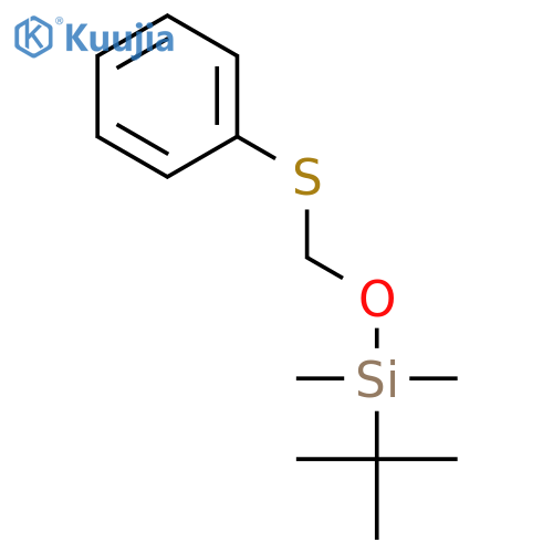 tert-Butyl(dimethyl)[(phenylsulfanyl)methoxy]silane structure