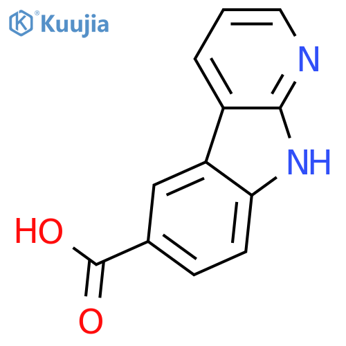 9H-Pyrido[2,3-b]indole-6-carboxylic acid structure