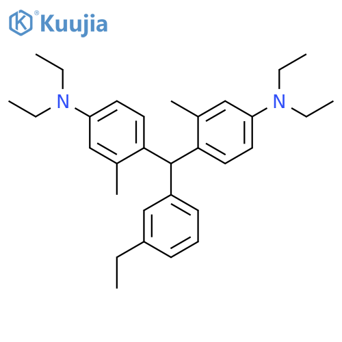 Benzenamine, 4,4'-[(3-ethylphenyl)methylene]bis[N,N-diethyl-3-methyl- structure