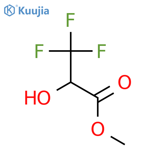 Propanoic acid, 3,3,3-trifluoro-2-hydroxy-, methyl ester, (±)- structure