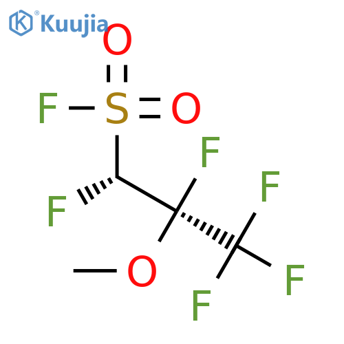 1-Propanesulfonyl fluoride, 1,2,3,3,3-pentafluoro-2-methoxy-, (R*,R*)- structure