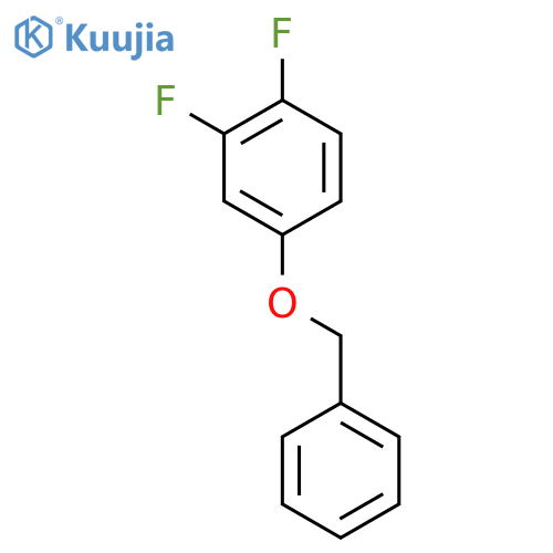 1,2-Difluoro-4-phenylmethoxybenzene structure
