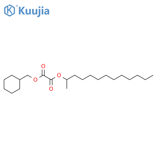 Ethanedioic acid, 1-(cyclohexylmethyl) 2-tridecyl ester structure
