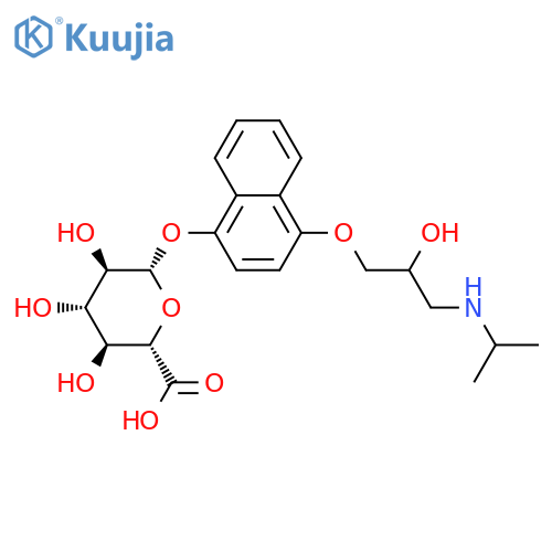 4-Hydroxy Propranolol b-D-Glucuronide (Mixture of Diastereomers) structure