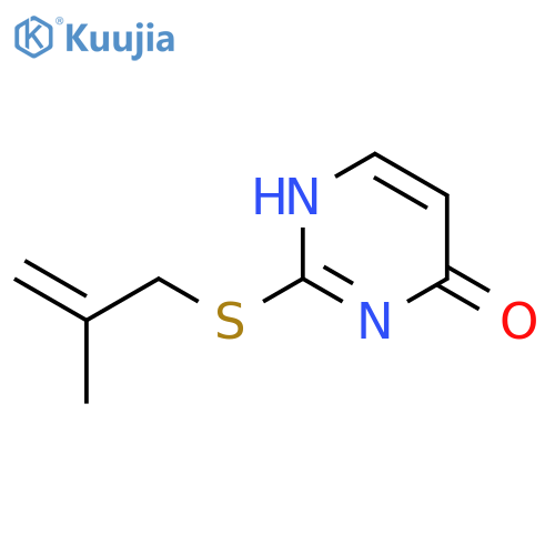 4(1H)-Pyrimidinone, 2-[(2-methyl-2-propenyl)thio]- structure