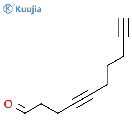 4,9-Decadiynal structure