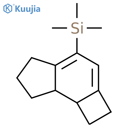 Silane, (2,5,6,7,7a,7b-hexahydro-1H-cyclobut[e]inden-4-yl)trimethyl- structure