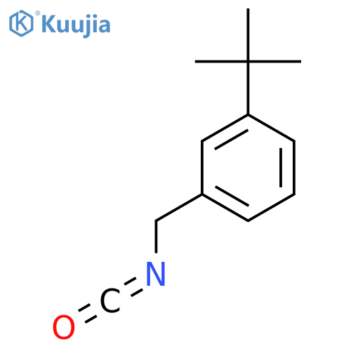 1-tert-butyl-3-(isocyanatomethyl)benzene structure