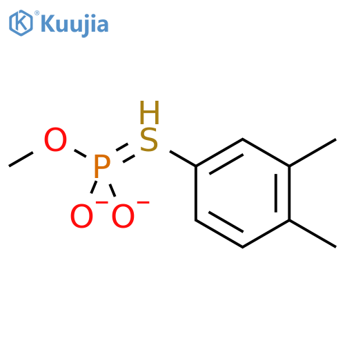 Methyl 3,4-xylylphosphorothioate (7CI) structure