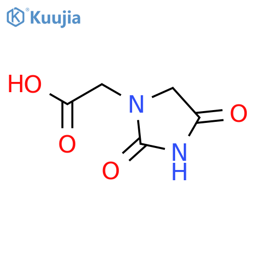 2-(2,4-Dioxoimidazolidin-1-yl)acetic acid structure