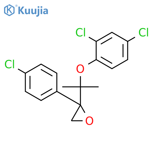 Oxirane, 2-(4-chlorophenyl)-2-[1-(2,4-dichlorophenoxy)-1-methylethyl]- structure
