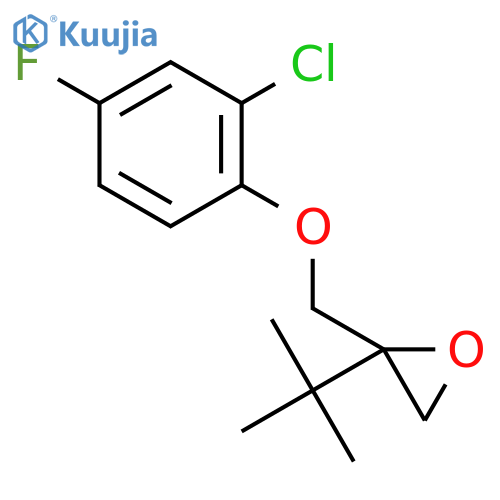 Oxirane, 2-[(2-chloro-4-fluorophenoxy)methyl]-2-(1,1-dimethylethyl)- structure