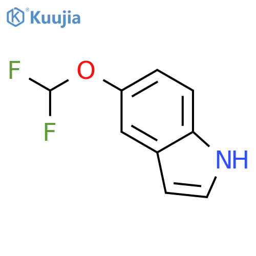 5-(difluoromethoxy)-1H-Indole structure