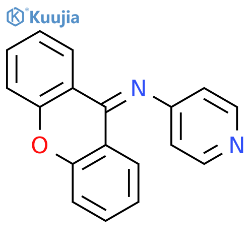 4-Pyridinamine, N-9H-xanthen-9-ylidene- structure