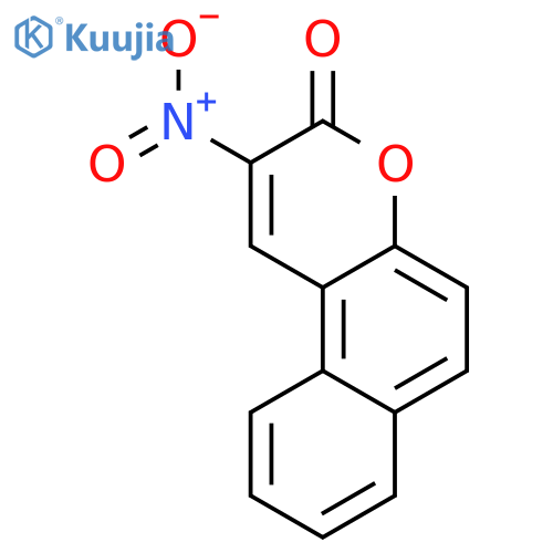 3H-Naphtho[2,1-b]pyran-3-one, 2-nitro- structure