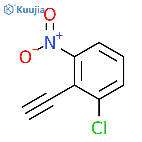 1-chloro-2-ethynyl-3-nitrobenzene structure